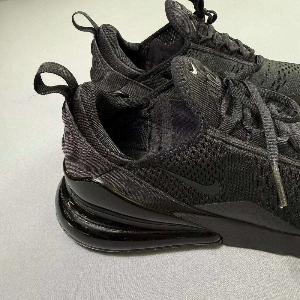 Nike Air Max 270 Sneakers Black Triple Black AH6789-006 Running Shoes